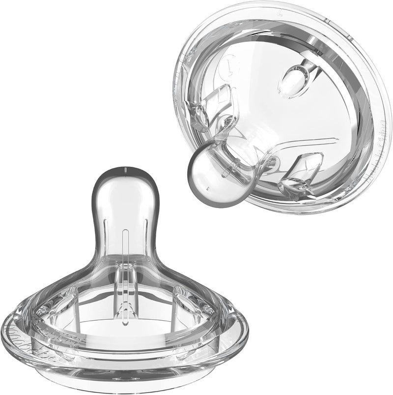 Nanobébé Flexy Silicone Bottles Triple Vented Twin-Pack - Y Cut - Image 1